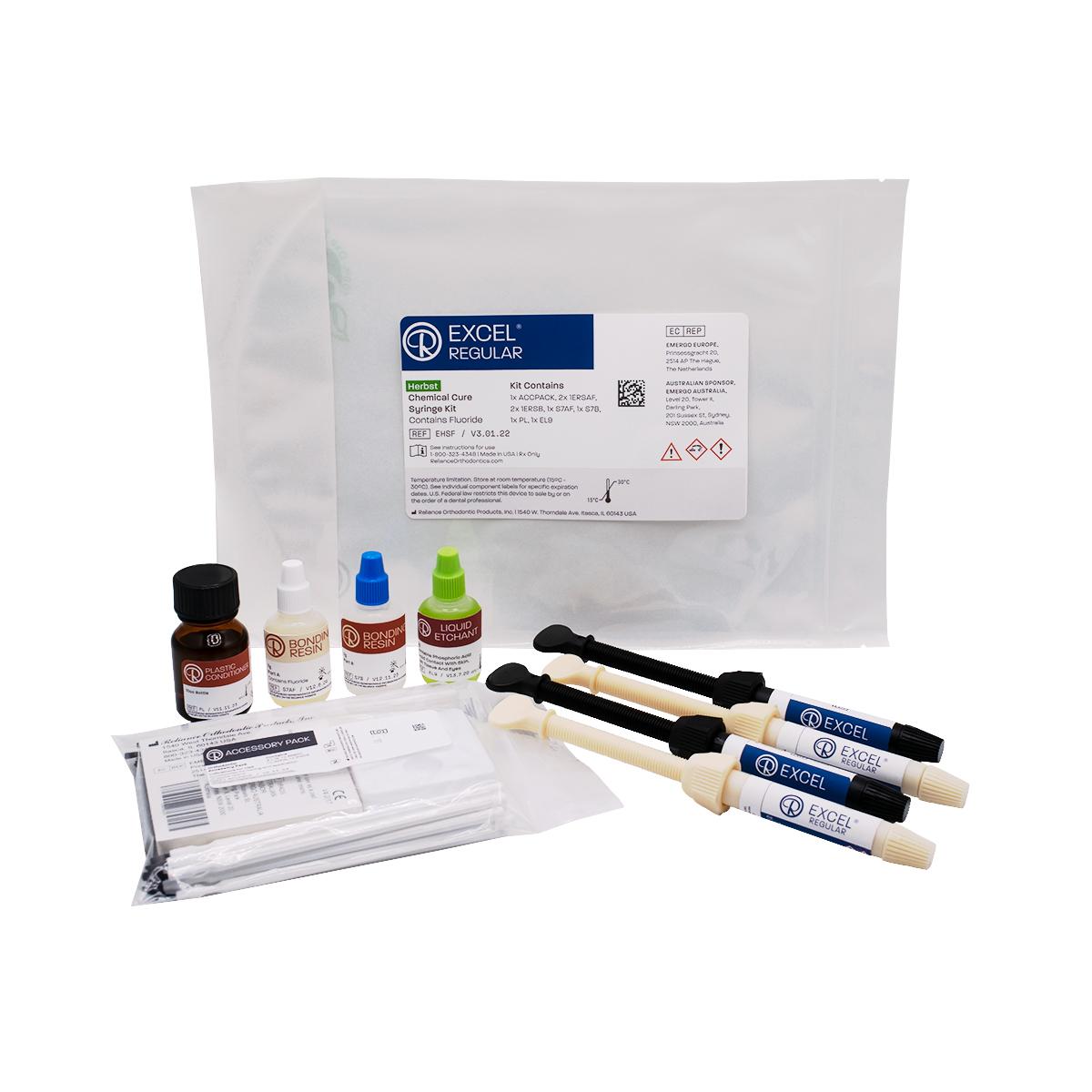 Excel Regular Herbst Screw Syringe Kit with Fluoride Reliance